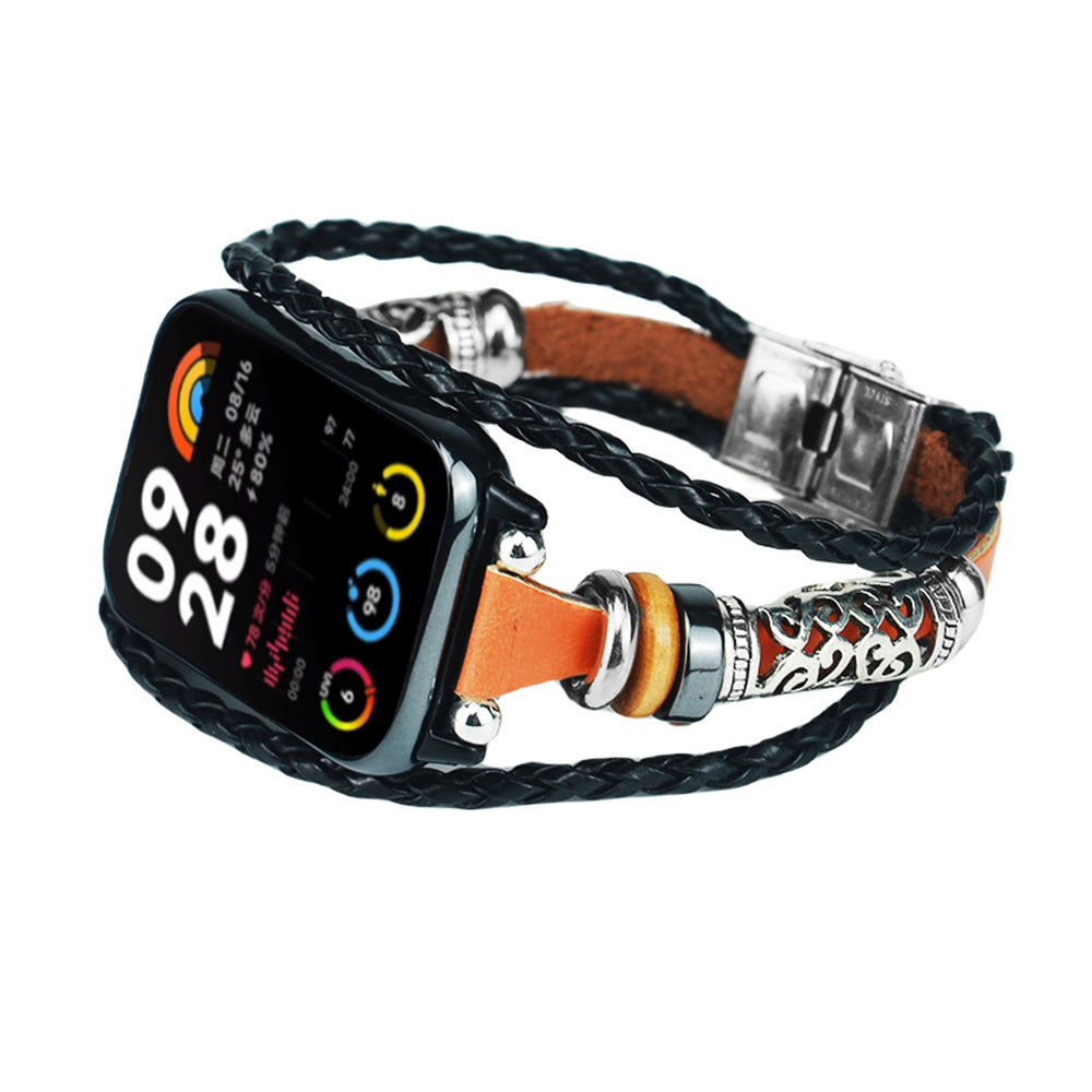 For Xiaomi Smart Band 8 Pro Replacement Strap Ethnic Style Beaded Retro DIY Watch Bands with Connector For Xiaomi Smart Band 8 Pro Replacement Strap Ethnic Style Beaded Retro DIY Watch Bands with Connector